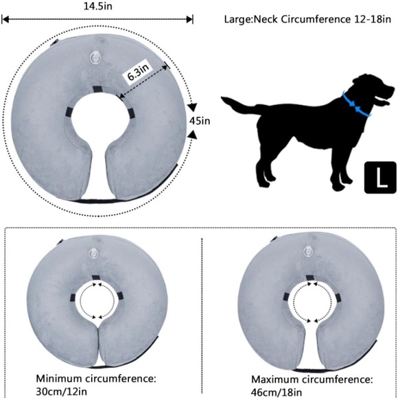 NWT Inflatable Protective Collar - Picture 5 of 10